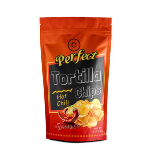 Bolsa de envasado de patatas fritas con impresión personalizada con acabado mate a prueba de olores resellable, aperitivos de mezcla de frutas liofilizadas - Product Image 4