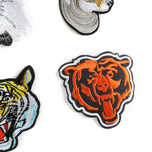 Wholesale Embroidery Designer Iron <b>On</b> Animal Eagle Nfl Teams <b>Sew</b> <b>On</b> <b>Patches</b> Chicago Bears Jersey <b>Patch</b> - Product Image 2