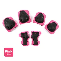 Ensemble de 6 protections pour enfants pour le roller et la trottinette, genouillères et coudières en EVA durables, flexibles et confortables