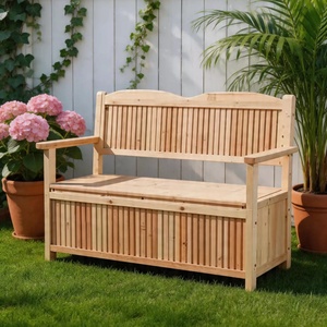 <span class=keywords><strong>Banc</strong></span> de jardin en bois de style américain anti-corrosion avec rangement pour <span class=keywords><strong>balcon</strong></span> et parc - Product Image 1