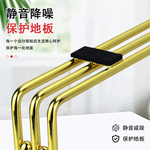 <b>Sofa</b> <b>Leg</b> C054 Gold Plated Steel Heavy Duty Furniture Support Contemporary Design - Product Image 5
