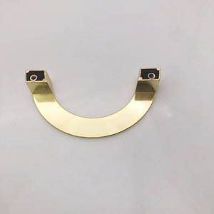 Poignée semi-circulaire Luye Hardware en alliage de zinc, entrecentres 96 mm, pour porte de placard - Product Image 2