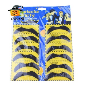 หนวดปลอมสีดำแบบติดเอง 12 ชิ้น สำหรับงานปาร์ตี้ฮาโลวีน - Product Image 5