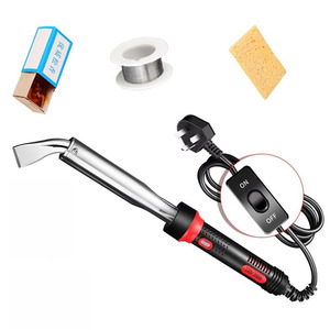 Ensemble de <span class=keywords><strong>fer</strong></span> à <span class=keywords><strong>souder</strong></span> électrique haute puissance de type chaleur externe 200W adapté aux grands composants de soudage de l'équipement <span class=keywords><strong>ou</strong></span> du fil - Product Image 1