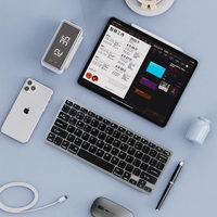 Şarj Edilebilir Kablosuz Klavye ve Mouse Seti Tablet PC iPad için Klavye ve Mouse Seti
