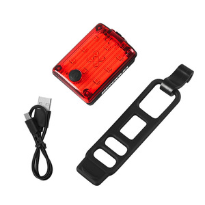Yueli <b>Bicycle</b> Taillight Led Rechargeable Flash <b>Light</b> With Mounting Bracket And Usb Cable For Road Mountain Bike - Product Image 1