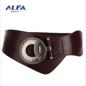 Alfa Damesmode Slanke Riem Taille Riemen Brede Elastische Riemen Voor Dames - Product Image 1