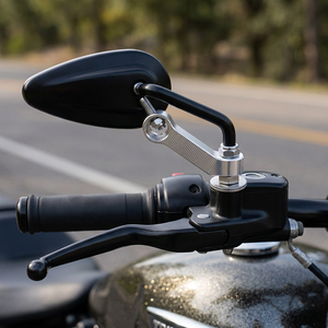 Accessoires <span class=keywords><strong>de</strong></span> modification <span class=keywords><strong>de</strong></span> <span class=keywords><strong>moto</strong></span>, support <span class=keywords><strong>de</strong></span> rétroviseur, extension <span class=keywords><strong>de</strong></span> réflecteur, support universel en alliage d'aluminium - Product Image 6