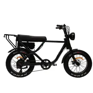 Bicicleta eléctrica de llanta ancha de 20 pulgadas, bici Tandem más Popular