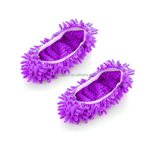Pantofole <span class=keywords><strong>Mop</strong></span> in <span class=keywords><strong>Microfibra</strong></span> per Pulizia Casa, Copriscarpe per Pulizia Pavimenti, Calzini per Casa, Cucina e Ufficio - Product Image 4