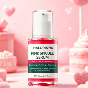 HALORINNA OEM - Suero Esencial con Espículas Rosas de 30 ml, Multicomplejo, Aclara el Tono Desigual, Reafirma la Piel Flácida, Nutre Todo Tipo de Piel - Product Image 5