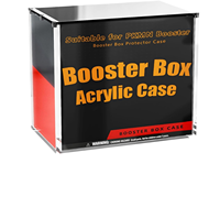 Boîte de présentation rectangulaire en acrylique écologique pour Elite Trainer Box (ETB) avec design moderne et élégant, côtés de 5+8 mm