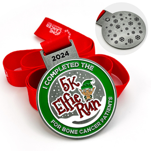 Médaille sportive en métal avec logo personnalisé, design unique, médaille de sport en métal émaillé 3D ajourée, souvenir de marathon - Product Image 2