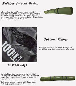 Travail d'équipe 2/3/4 personne ver sac de sable homme fort sac de sable sac d'entraînement sac de sable ver - Product Image 6