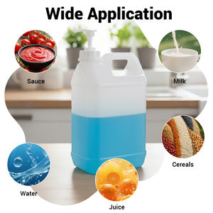 Seau carré en plastique de haute qualité de <span class=keywords><strong>10</strong></span> <span class=keywords><strong>litres</strong></span>, bidon en HDPE de qualité <span class=keywords><strong>alimentaire</strong></span> de 2,5 gallons, bidons de type F pour contenants liquides - Product Image 4