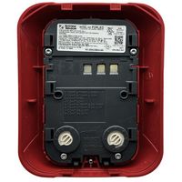 Avertisseur sonore et lumineux Système Sensor P2RLED série L - Compatible Honeywell Notifier, appareil d'alerte incendie, certifié UL, rouge