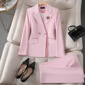 2024 New Office Clothing For Women Fashion Casual Fall Outfits Street Wear Two Pieces Ladies Suit