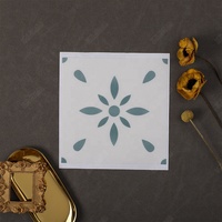 Vinyle auto-adhésif en Pvc, 8x8 carrés hexagonaux, carreaux de sol étanches et adhésifs marocain pour salle de bain cuisine mur de douche
