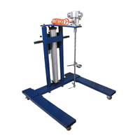 Machine de basculement de fûts hydraulique robuste, contrôlée par PLC, avec pompe à engrenages, en acier inoxydable et alliage d'aluminium, pour le basculement et le levage de fûts