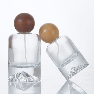 Luxury <b>30ml</b> 50ml 100ml <b>Perfume</b> <b>Bottle</b> with Volcano Base and Pump Sprayer Cap <b>Perfume</b> Spray <b>Bottle</b> Custom logo Printed - Product Image 4