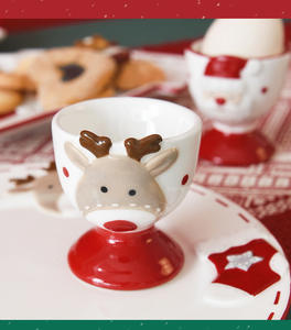 Taza de Cerámica con Diseño de Papá Noel Estilo Nórdico, Taza de Cerámica Pequeña y Linda para Navidad - Product Image 6