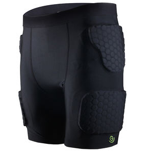 Calzoncillos de compresión de armadura acolchada de gran oferta, pantalones cortos protectores de Rugby para portero de fútbol - Product Image 1