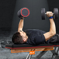 Gymbopro Inclinaison déclin exercice banc réglable pliable multifonctionnel banc de musculation