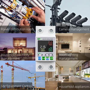 Disjoncteur de mesure intelligent Wifi Compteur électrique monophasé Régulateur de tension automatique Protection contre les surtensions Capacité 20kVA - Product Image 4