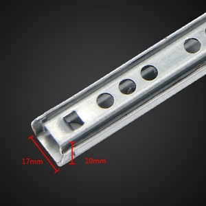 Glissières de tiroir à roulement à billes FGA 17 mm, mini-extension partielle, double sens de déplacement - Product Image 6