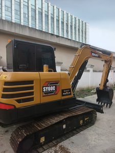 Mini-excavatrice sur chenilles d'occasion SY60C de 6 tonnes, certifiée CE/EPA, avec moteur, boîte de vitesses et pompe pour la construction - Product Image 3