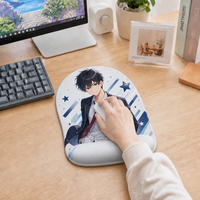Repose-poignets ergonomique en caoutchouc à récupération lente avec base antidérapante pour clavier mécanique de jeu - Cadeau OEM personnalisable