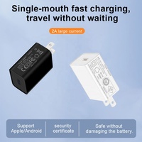 Cargador USB HNT de 10 W, Adaptador de Viaje, Cargador Portátil para Teléfono Celular, 5V2A 2000ma, CE ETL FCC PSE KC, Cargador de Pared