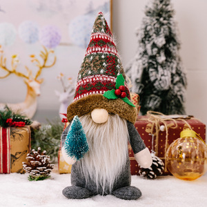 Nouvelles décorations de Noël, cadeau du Nouvel An, ornement de Noël, gnome sans visage de style américain - Product Image 6