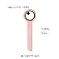 Outil magnétique rotatif 3D pour ongles, effet œil de chat, anneau circulaire, aimant creux pour œil de chat, anneau magnétique DIY avec poignée, outils pour ongles