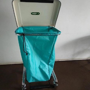 Medical Waste Truck 500L Iron Plate Square Durable Hospital <b>Storage</b> <b>Cart</b> with Wheels - Product Image 3