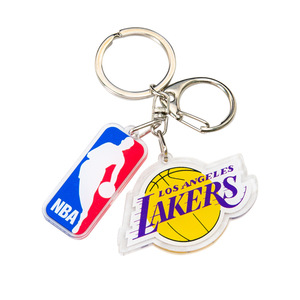 Porte-clés en acrylique <span class=keywords><strong>NBA</strong></span> toutes équipes, impression double face, cadeau pour fan de basketball, breloque de sac, pendentif clé - Product Image 2