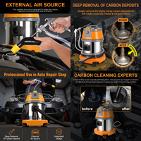 Machine de sablage de noix Podofo 220V, outil de nettoyage de coques de noix par sablage, pour systèmes d'admission et de valve électronique de moteurs automobiles, OEM
