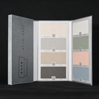 Brochure d'échantillons de couleurs en carton pliable personnalisée, imprimée offset avec pelliculage, pour échantillons de portes d'armoires, armoires et cuisines