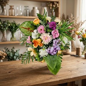 Artificial <b>Flower</b> Vibrant Scented Sheaf <b>Wall</b> Arrangement - Product Image 2