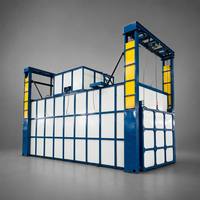 Type direct de chariot à 6 cadres d'usine four vieillissant  petit four industriel de profil en aluminium d'extrusion