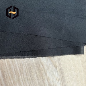Đen Mềm Polyester Dệt <span class=keywords><strong>Interlining</strong></span> Vải Cho Hàng May Mặc - Product Image 2