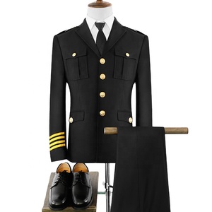 Giacca Uniforme di Alta Qualità <span class=keywords><strong>per</strong></span> Guardie di Sicurezza, Design Personalizzato, Nero, in Poliestere/Viscosa, Rilevamento Aglioli, Taglie S-5XL - Product Image 2