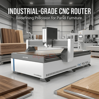Machine de gravure CNC pour le bois Jinan 3000x2000 avec table à vide pour la production de meubles