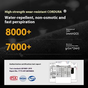 Pelliot Guêtres de <span class=keywords><strong>randonnée</strong></span> légères et durables en Cordura Couvre-chaussures de neige d'extérieur pour hommes et femmes Équipement d'escalade imperméable et résistant au sable - Product Image 5