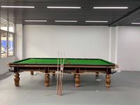 Xingjue Table de billard personnalisée en usine de haute qualité avec poche en cuir Table de billard professionnelle de 12 pieds