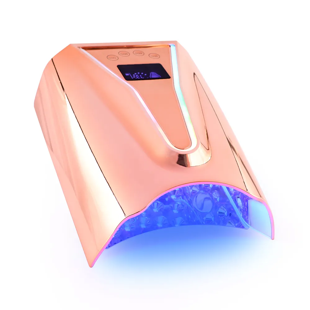 2024 neues Produkt hohe Leistung 128 W kabellos Pro Cure UV LED Nagellampe professioneller wiederaufladbarer Gel-Nageltrockner Großhandel Lieferant