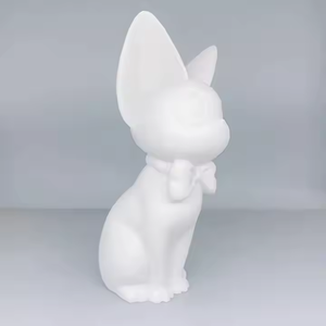Nouveauté : Jouet en vinyle blanc, modèle de dessin animé mignon, peinture artistique fluide, bricolage, <span class=keywords><strong>Gigi</strong></span> Cat, graffiti, tirelire - Product Image 4
