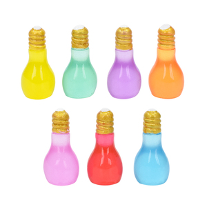 Bombilla 3D de Resina Ecológica con Efecto Luminoso Transparente de Colores, Ideal para Accesorios de Bricolaje y Miniaturas - Product Image 6