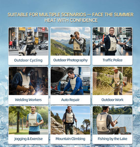 เสื้อคลุมทำความเย็นไฮเทค น้ำหนักเบา ดีไซน์ตาข่ายระบายอากาศ ปกป้องคุณจากความร้อนและมะเร็งผิวหนัง - Product Image 6