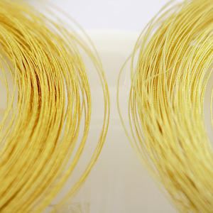 ลวดทองแดงถักเคลือบทอง 14K, วัสดุทำต่างหูแบบพันด้วยมือ DIY ทองแท้ 18K ขายส่ง - Product Image 3